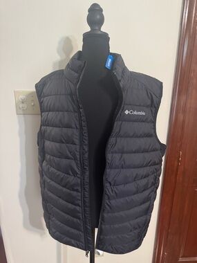 NWT Columbia Black Quilted Puffer Vest